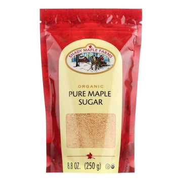 Shady Maple Farms 100 Percent Pure Organic Maple Sugar - Case Of 8 - 8.8 Oz. - Maras Green