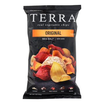 Terra Chips Exotic Vegetable Chips - Original - Case Of 12 - 5 Oz. - Maras Green