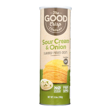 The Good Crisp - Sour Cream And Onion - Case Of 8 - 5.6 Oz. - Maras Green